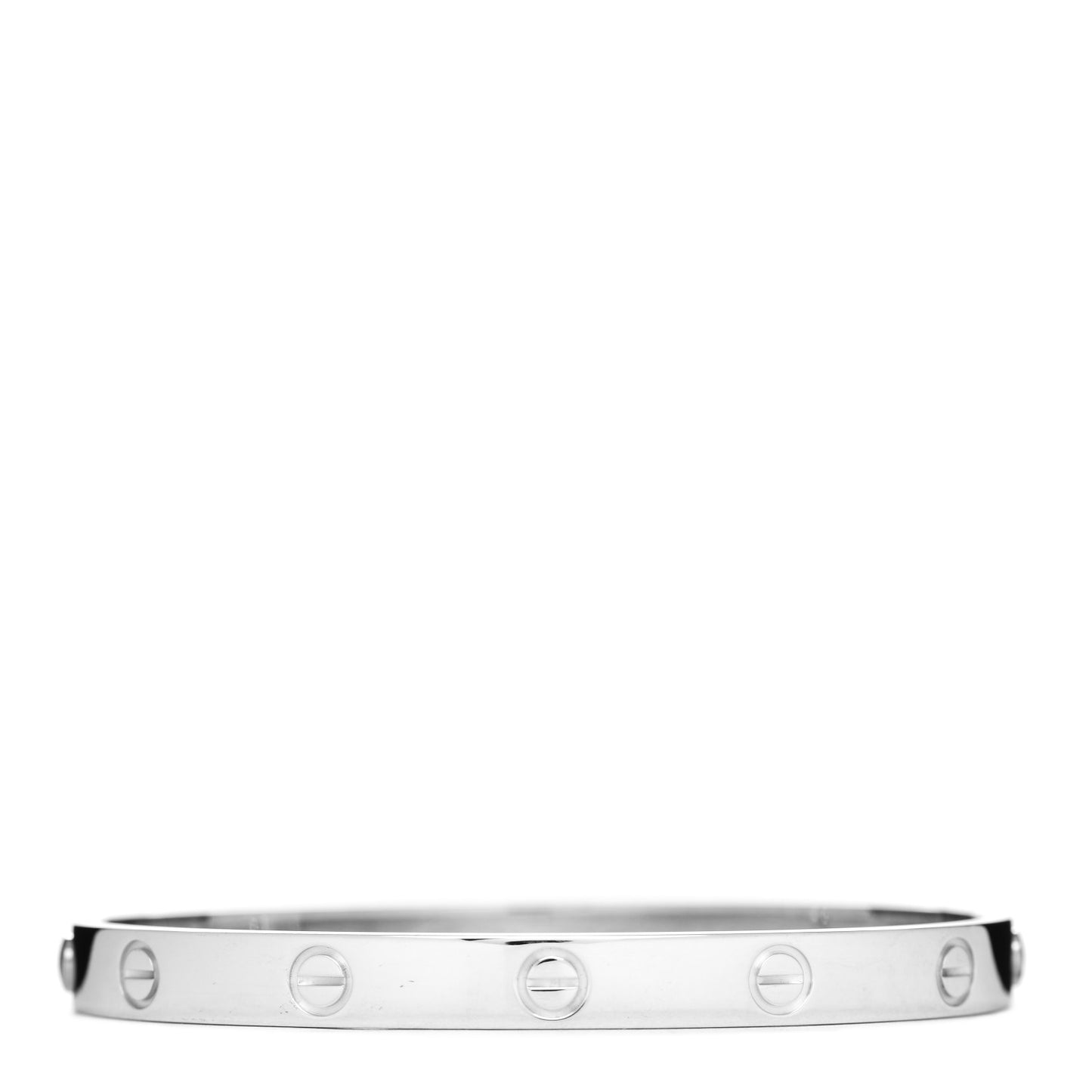 18K White Gold LOVE Bracelet 18