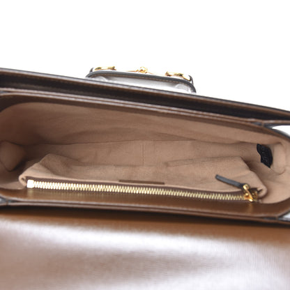 Gucci GG Supreme Monogram Horsebit 1955 Shoulder Bag Beige Brown Sugar 4 of 10