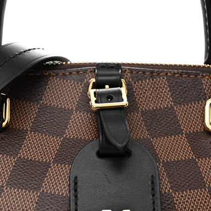 Louis Vuitton Damier Ebene Odeon Tote MM Black 7 of 9