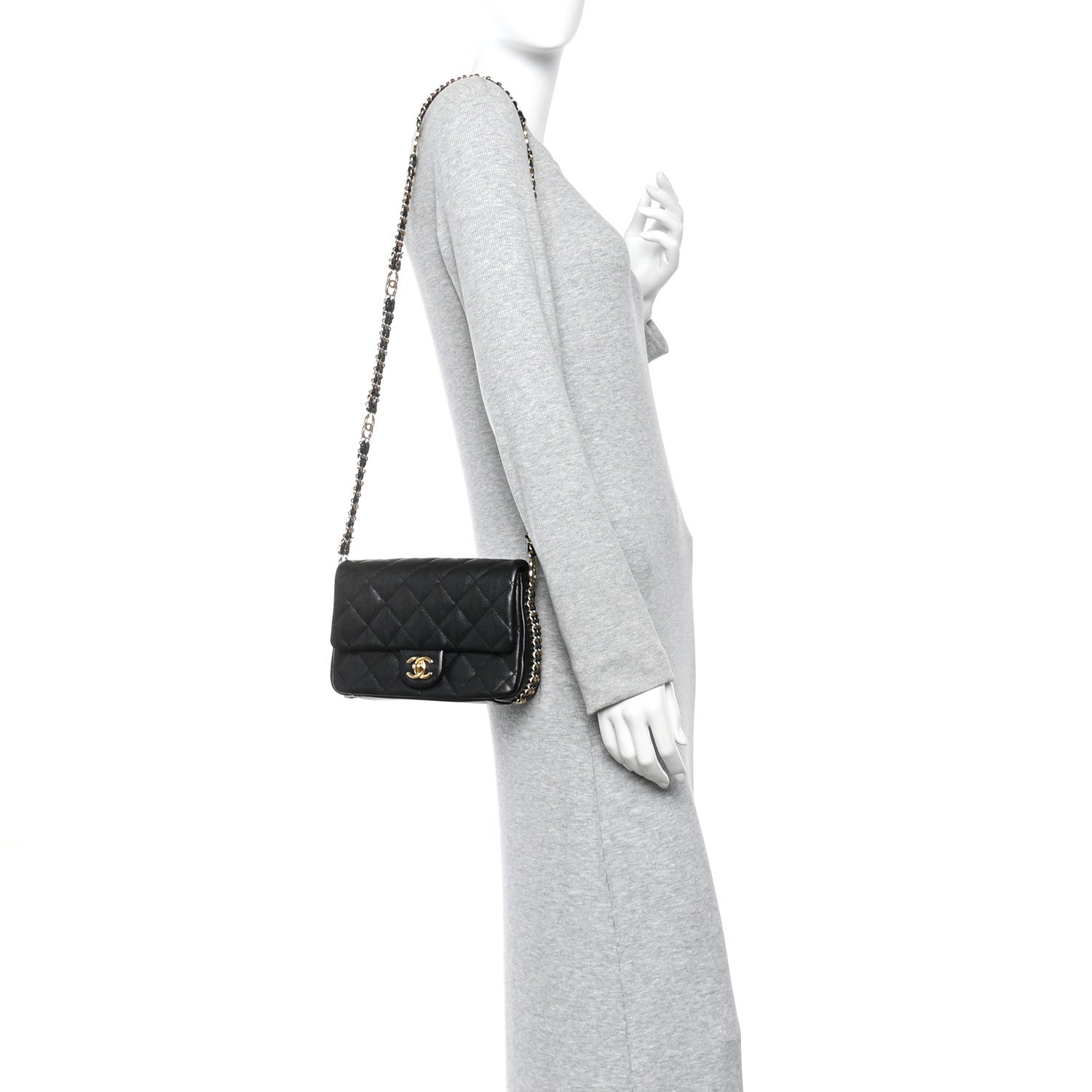 Chanel Caviar Quilted Mini CC You Flap Black 2 of 11