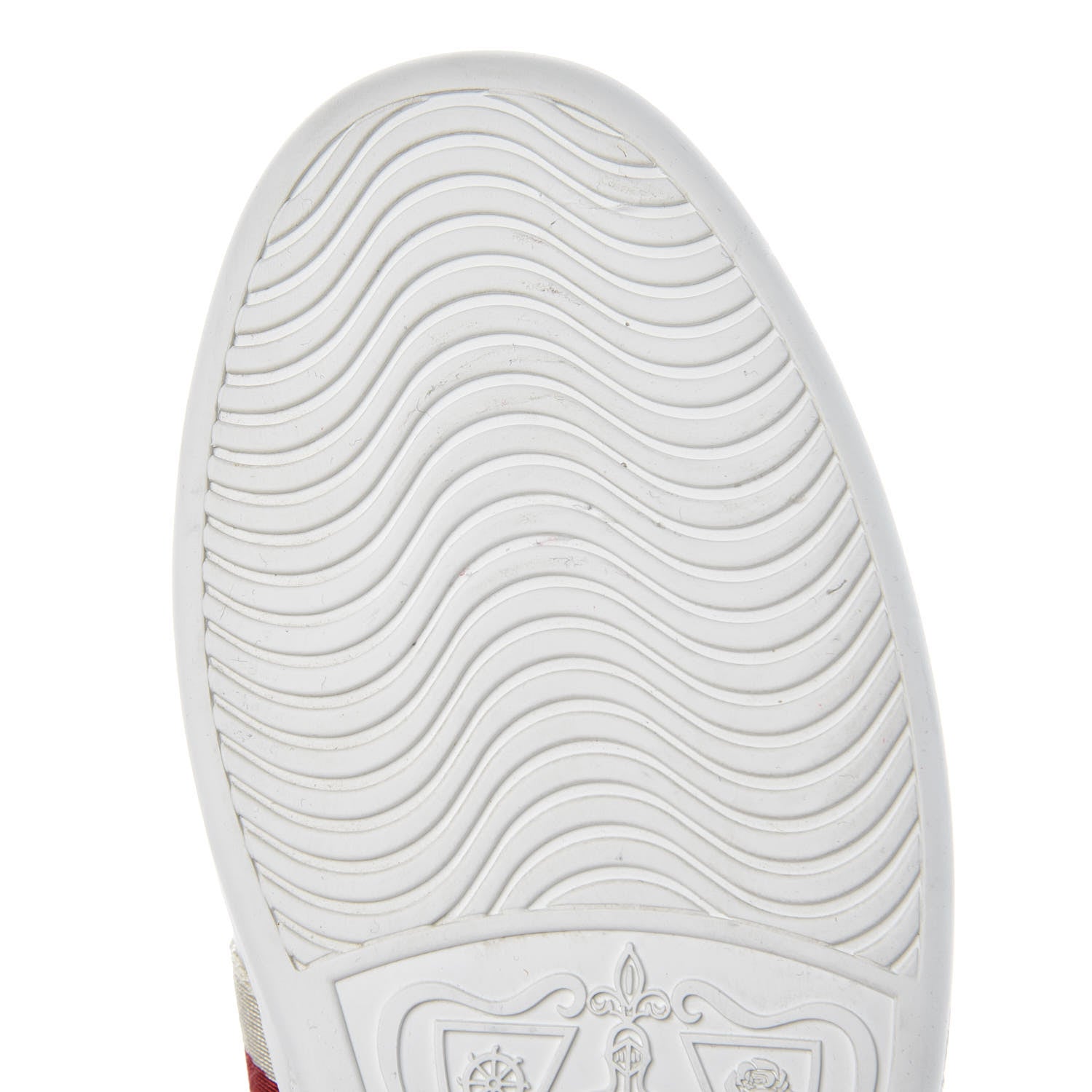Gucci Calfskin Bee Star Embroidered Sylvie Web Ace Sneakers 40 White 9 of 10