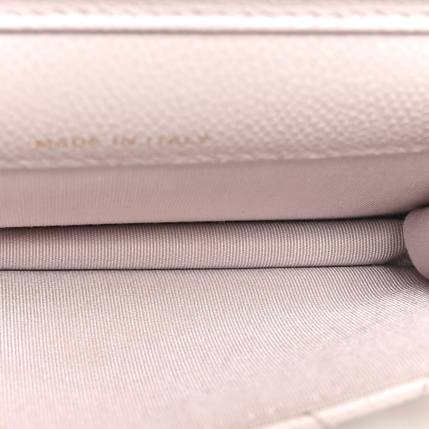 Caviar Quilted Miss Coco Clutch With Chain Light Purple