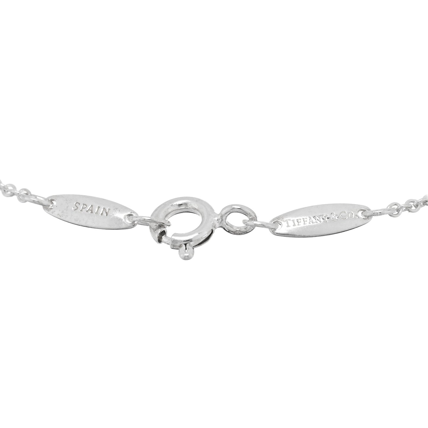 Sterling Silver Aquamarine Elsa Peretti Color By The Yard 3 Station Bracelet