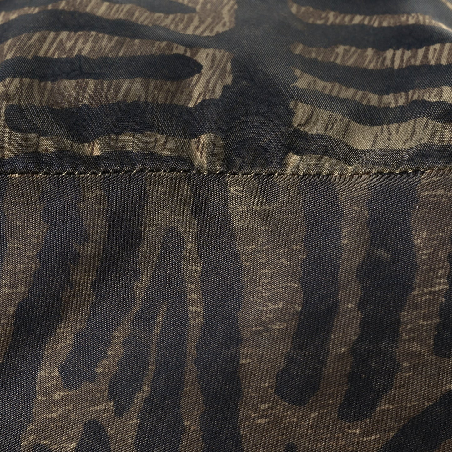 Tessuto Tiger Print Cinch Backpack Brown