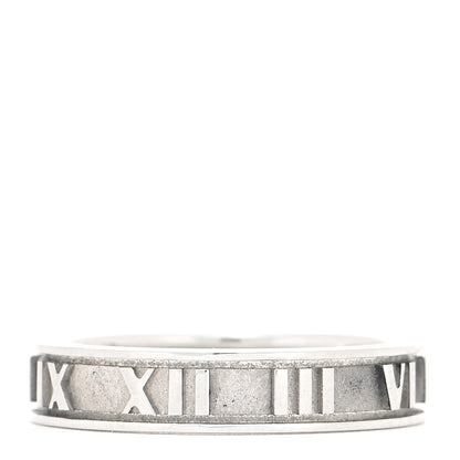 Tiffany Sterling Silver Narrow Atlas Ring 50 5.25 1 of 5