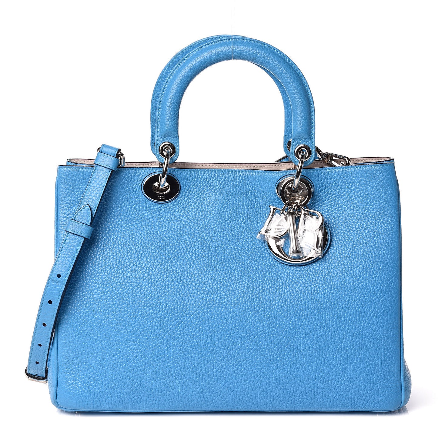 Bullcalf Medium Diorissimo Tote Bleu Nosy