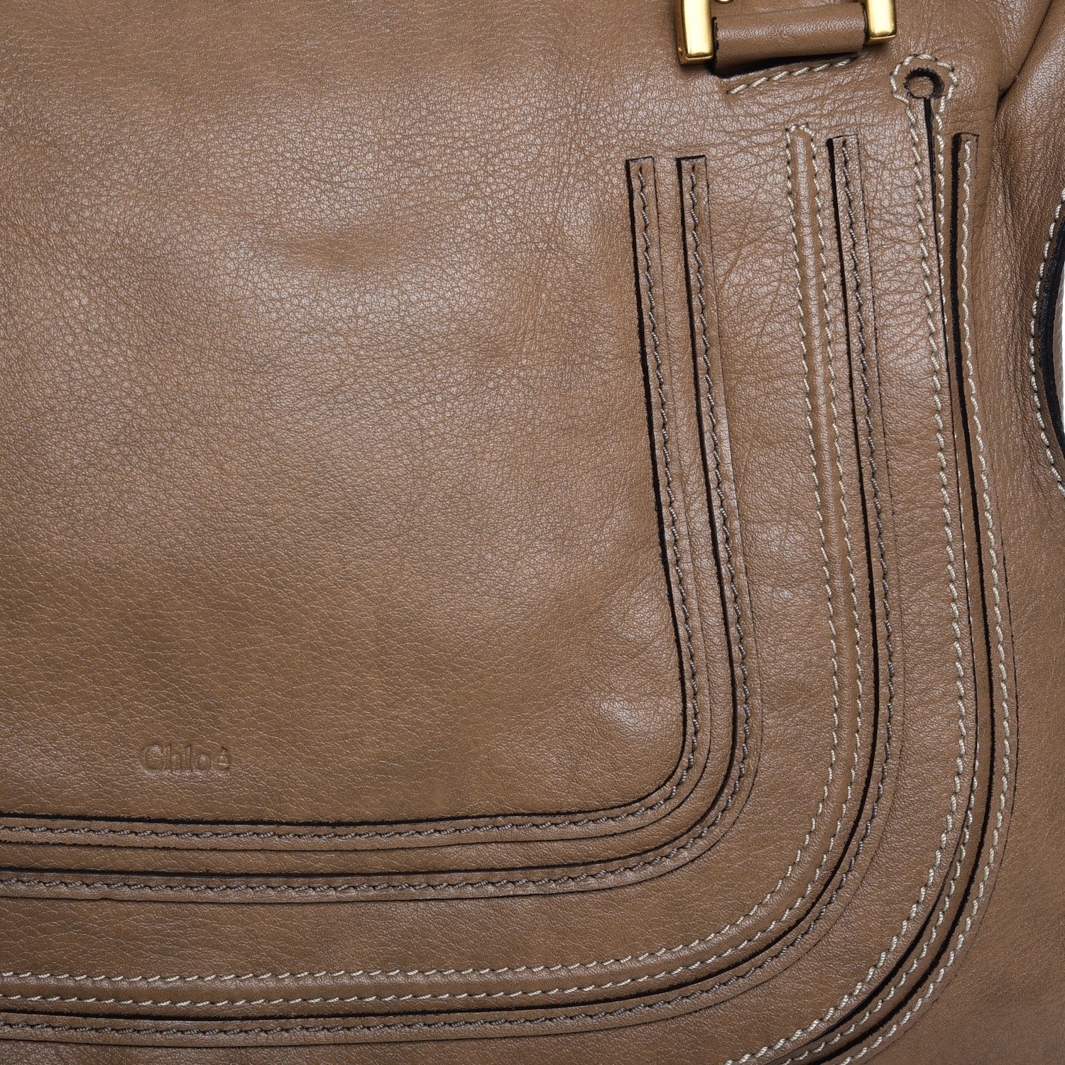 Chloe Calfskin Large Marcie Satchel Nut 8 of 12