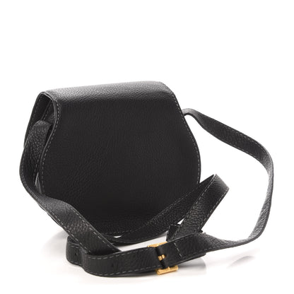 Chloe Calfskin Mini Marcie Round Crossbody Bag Black 3 of 10