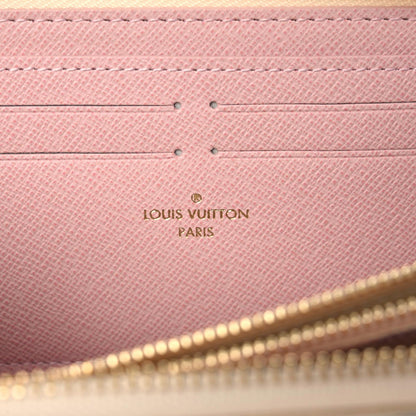 Louis Vuitton Damier Azur Clemence Wallet Rose Ballerine 6 of 8