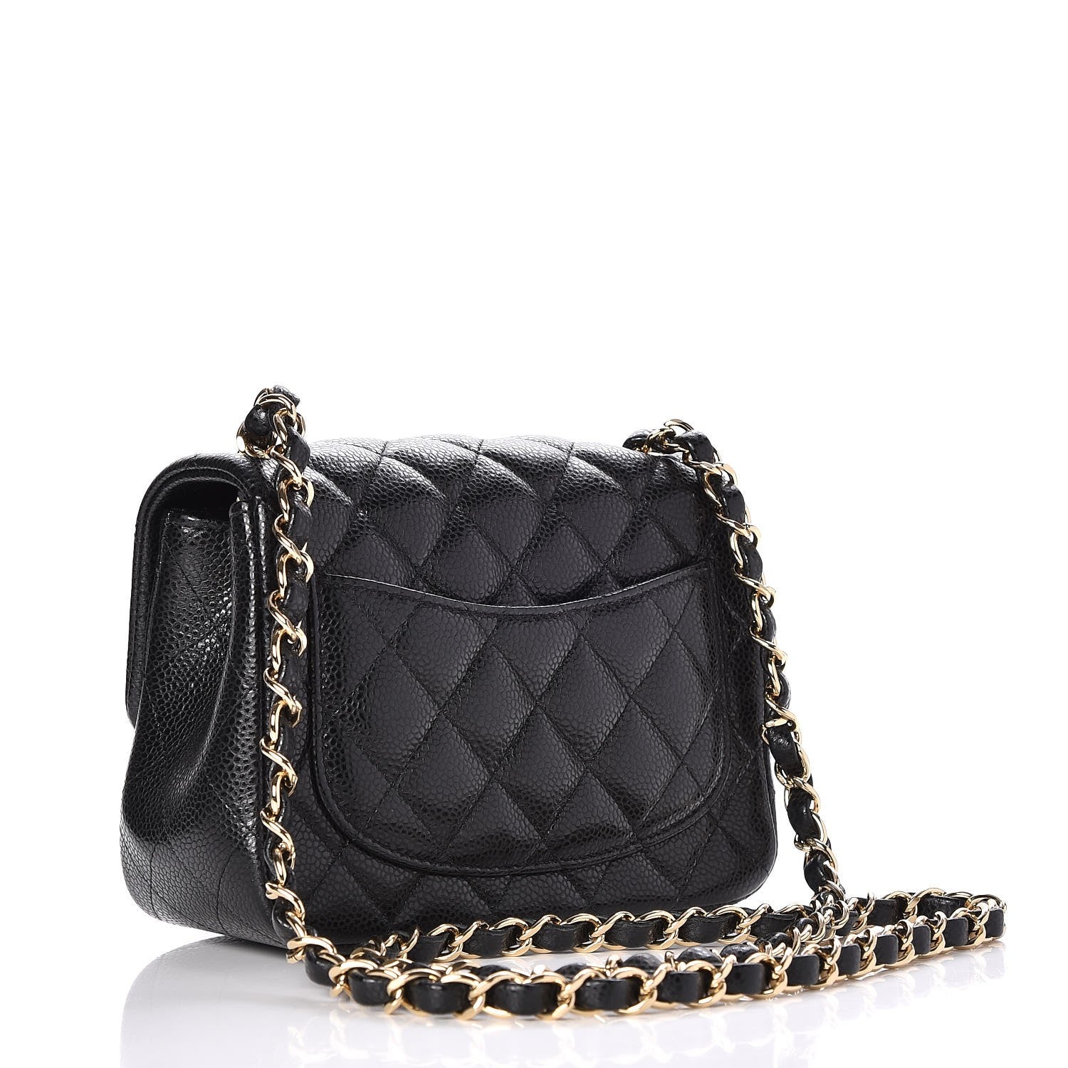 Chanel Caviar Quilted Mini Square Flap Black 3 of 8