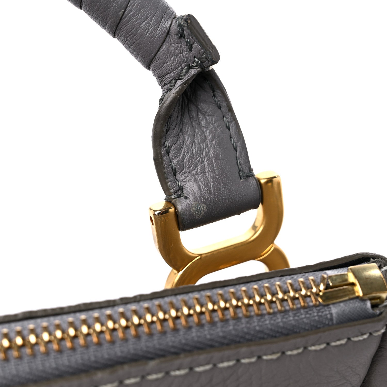 Chloe Calfskin Mini Marcie Satchel Cashmere Grey 10 of 13