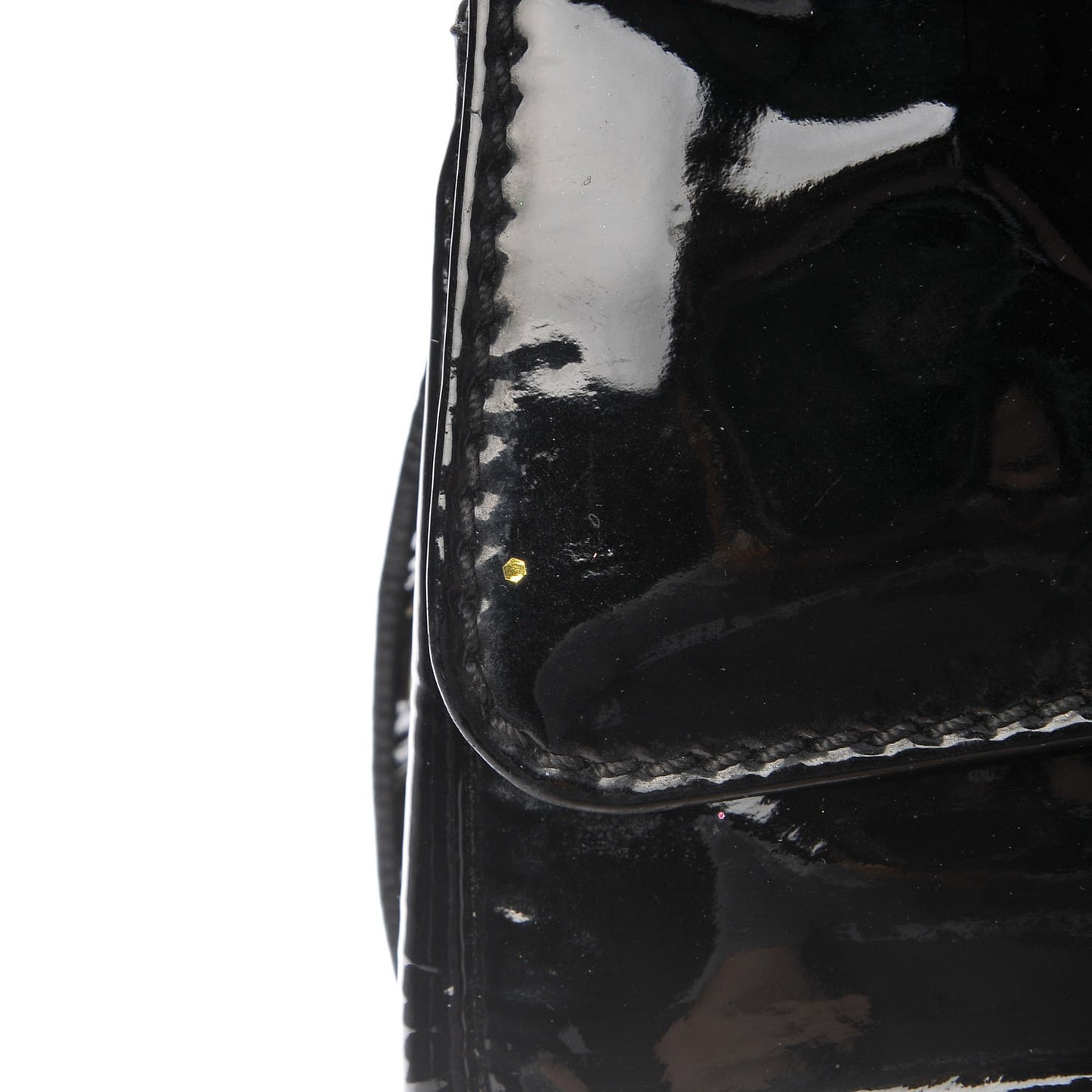 Patent Mini Rockstud Crossbody Bag Black