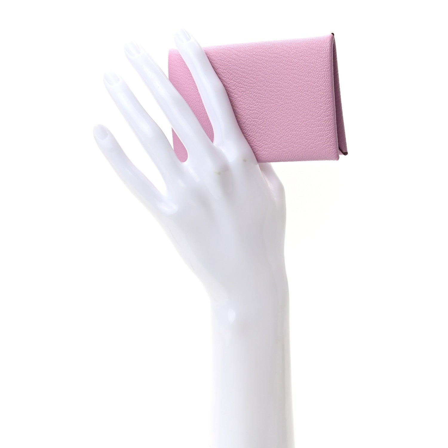 Hermes Chevre Mysore Calvi Card Case Mauve Sylvestre 2 of 6