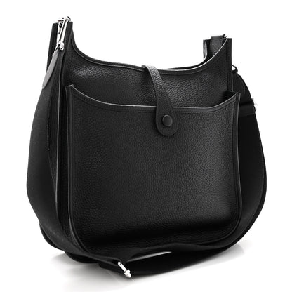 Hermes Taurillon Clemence Evelyne III PM Black 3 of 9