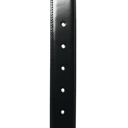 Gucci Calfskin Logo Belt 95 38 Black 5 of 6