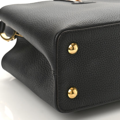 Louis Vuitton Taurillon Capucines PM Black 7 of 8