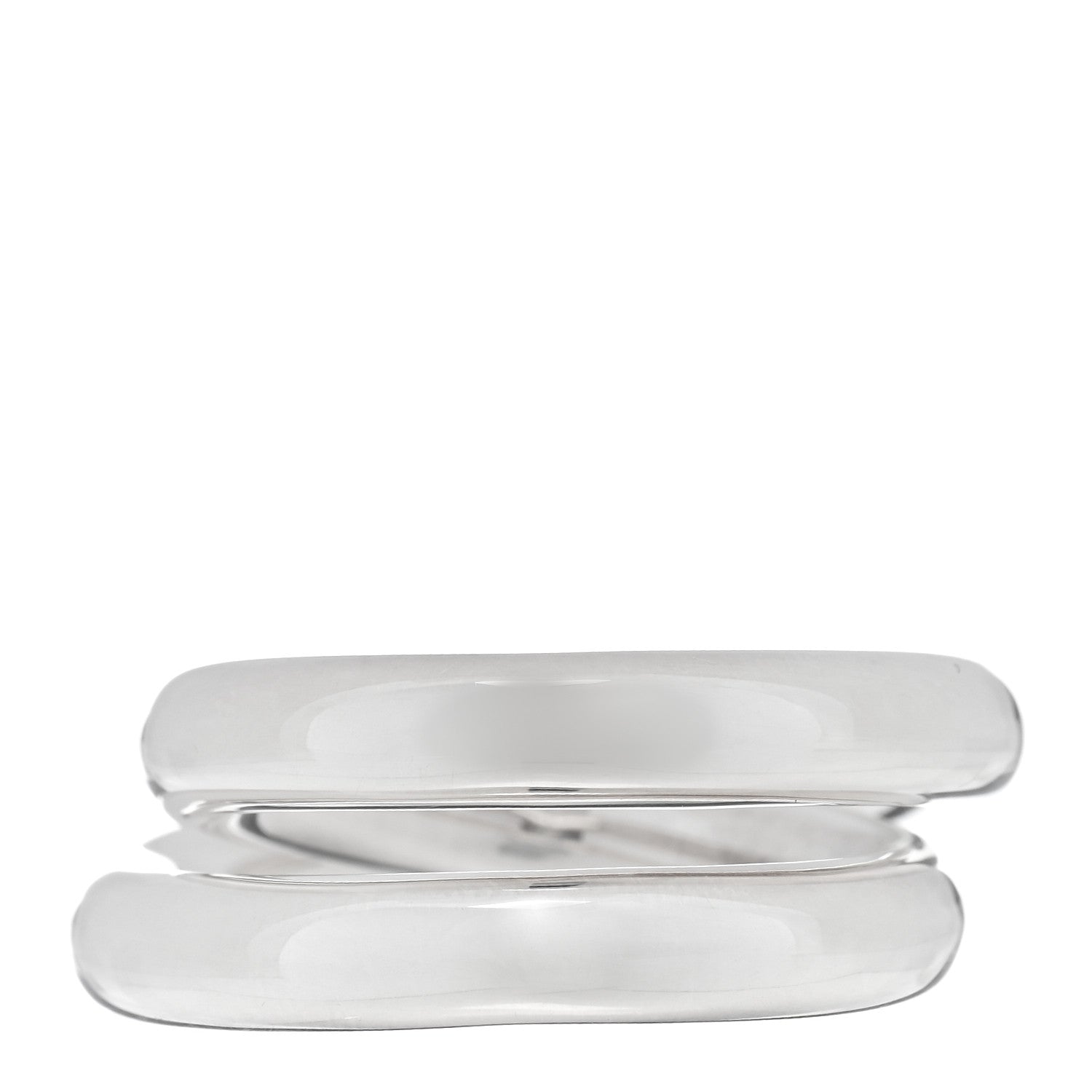 Hermes Sterling Silver MM Vertige Ring 54 6.75 3 of 5