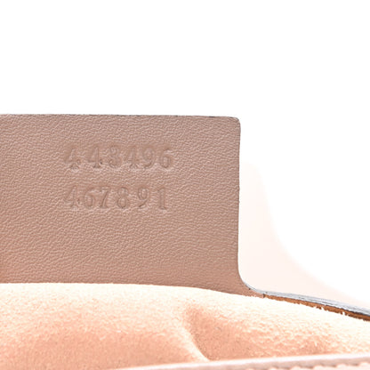 Gucci Calfskin Matelasse Medium GG Marmont Shoulder Bag Porcelain Rose 7 of 11