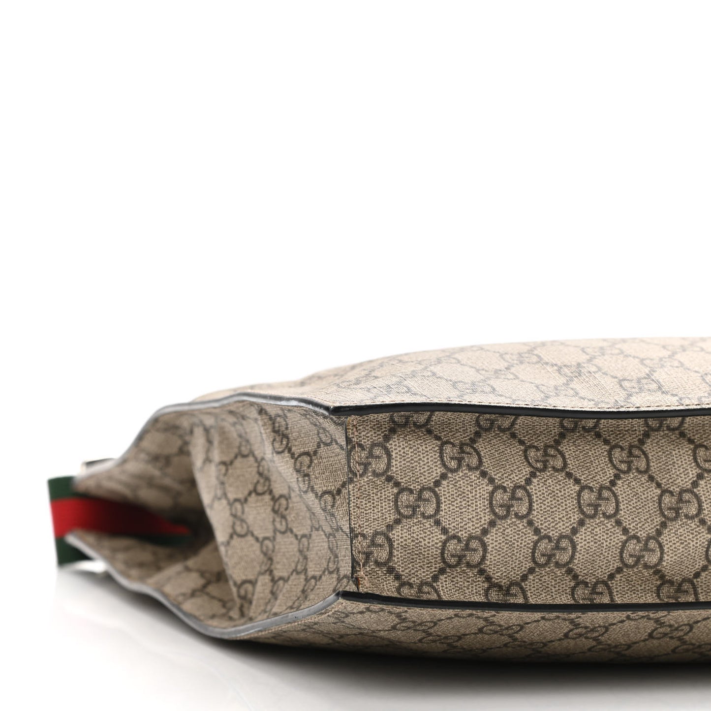 Soft GG Supreme Monogram Web Vertical Tote Black