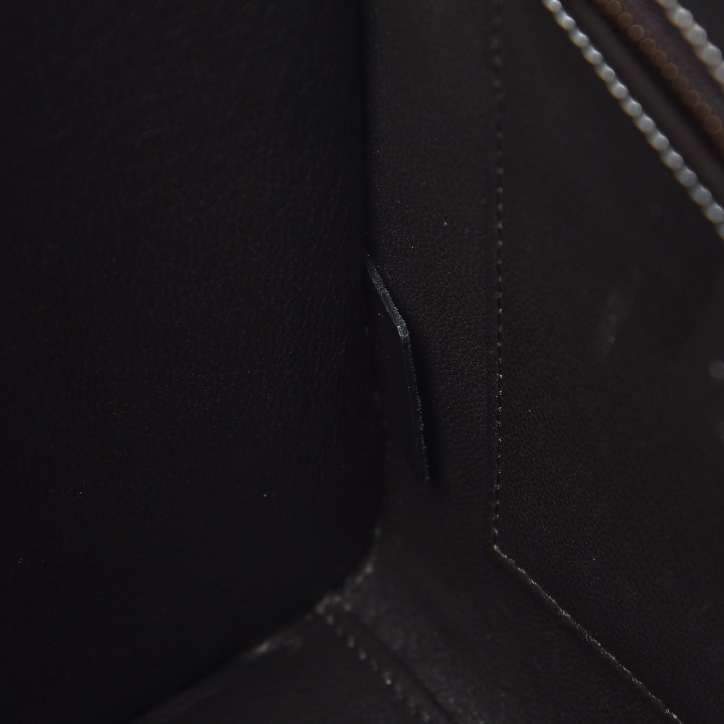Smooth Calfskin Nano Tri-Color Luggage Chestnut