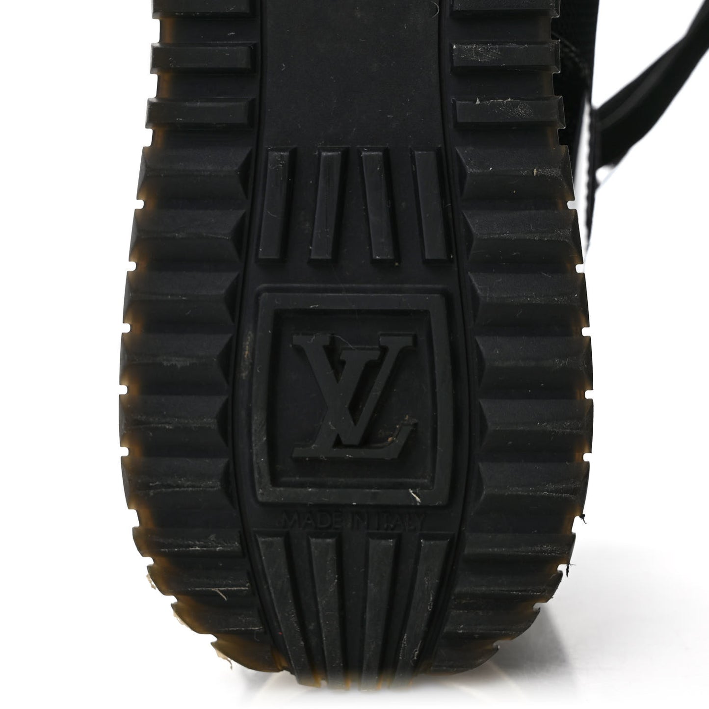 Suede Monogram Run Away Sneakers 37.5 Black