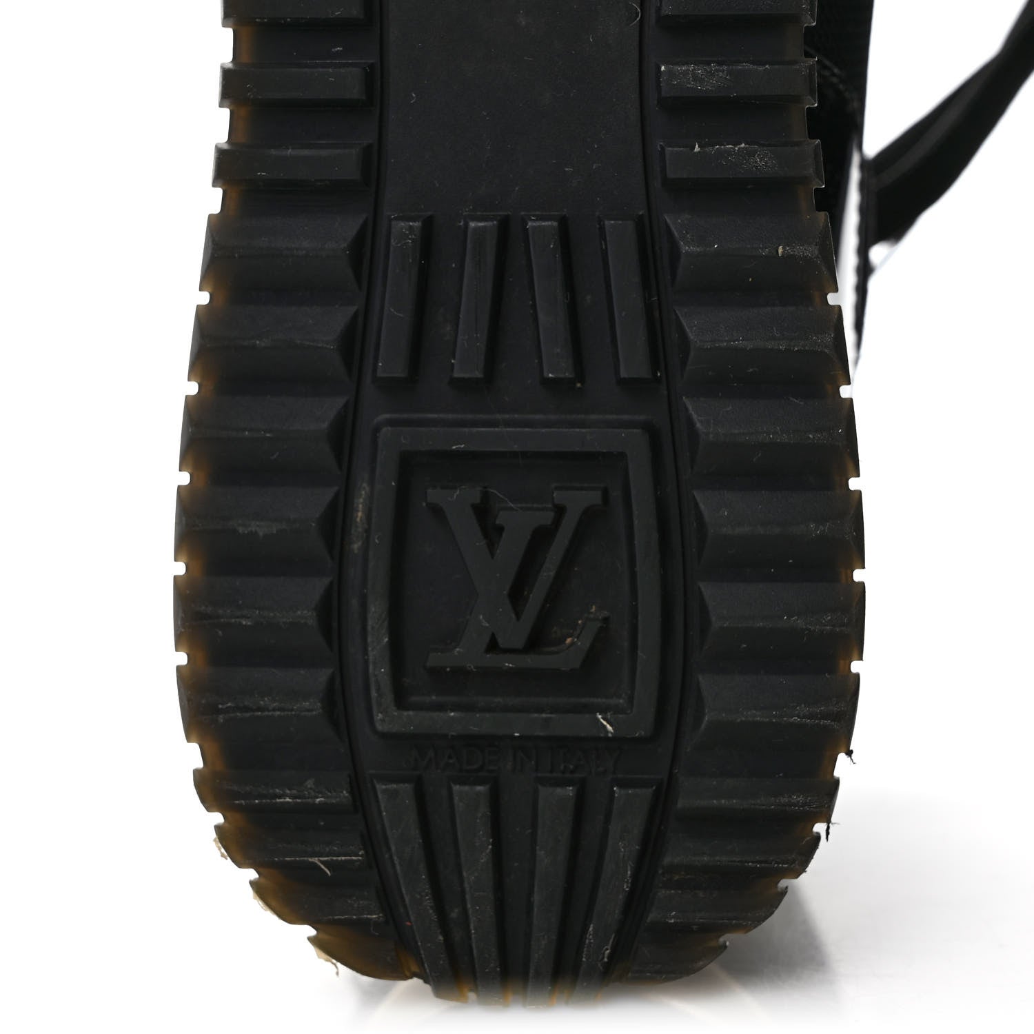 Louis Vuitton Suede Monogram Run Away Sneakers 37.5 Black 7 of 9