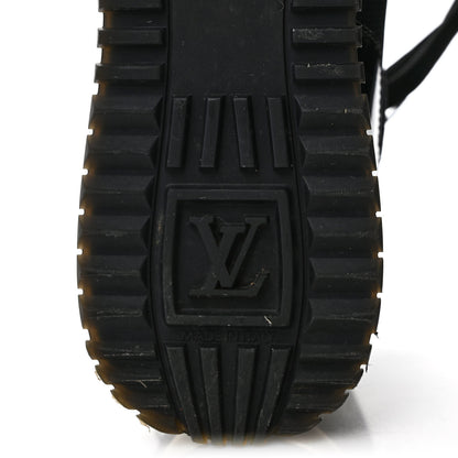Louis Vuitton Suede Monogram Run Away Sneakers 37.5 Black 7 of 9