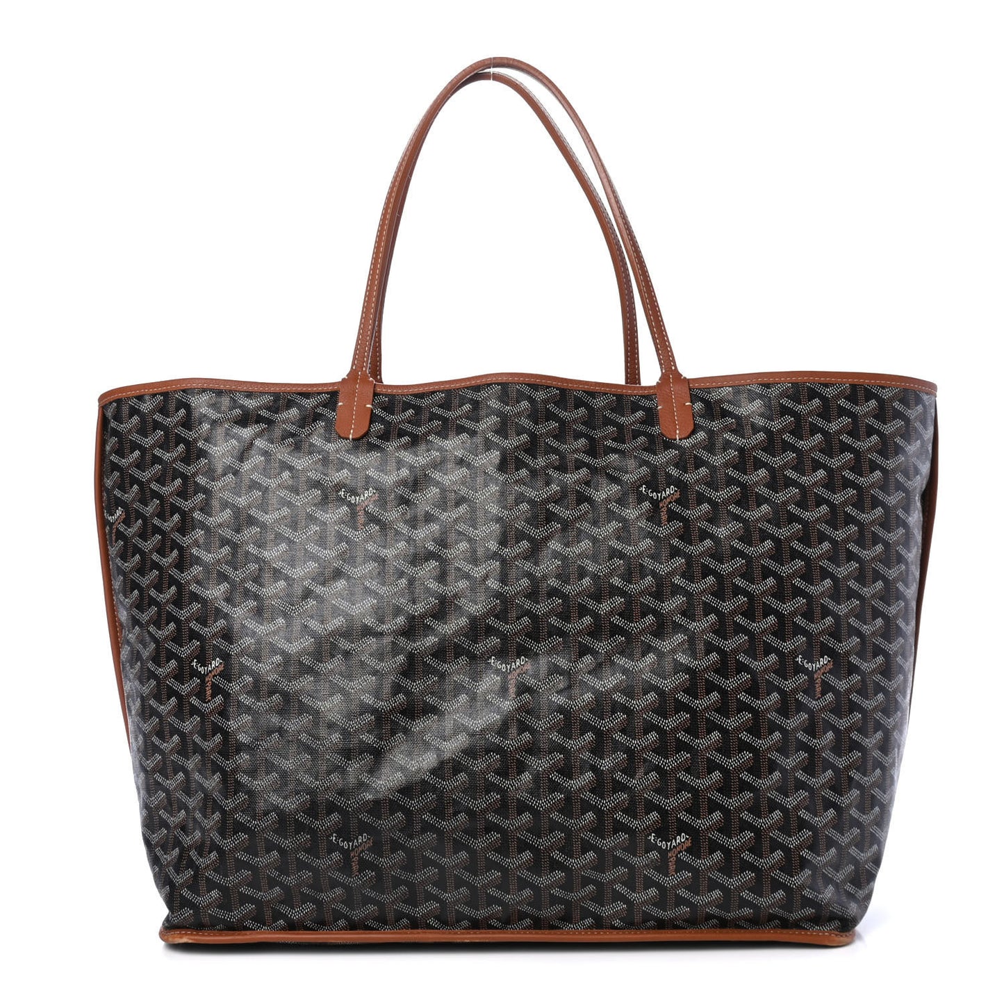 Goyardine Reversible Anjou GM Black Gold