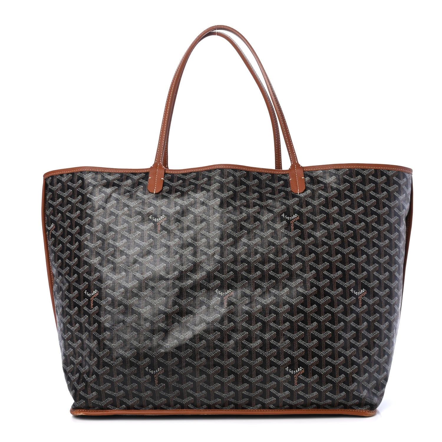 Goyard Goyardine Reversible Anjou GM Black Gold 1 of 9