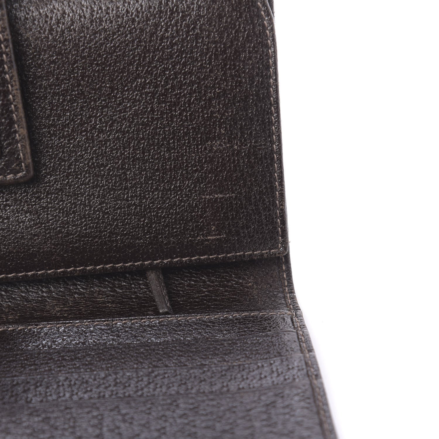 Gucci Monogram Abbey Continental Wallet Dark Brown 14 of 15