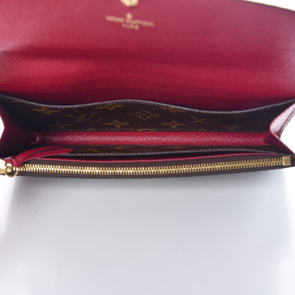 Louis Vuitton Monogram Emilie Wallet Fuchsia 5 of 8