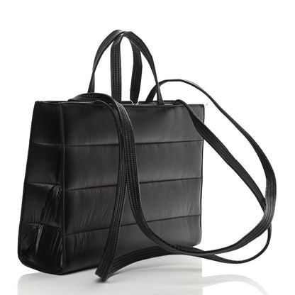 Telfar Nylon Medium Puff Shopping Bag Black 3 of 12