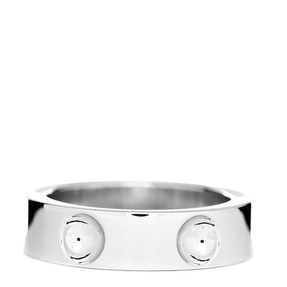 Louis Vuitton 18K White Gold Empreinte Ring 48 4.5 3 of 6