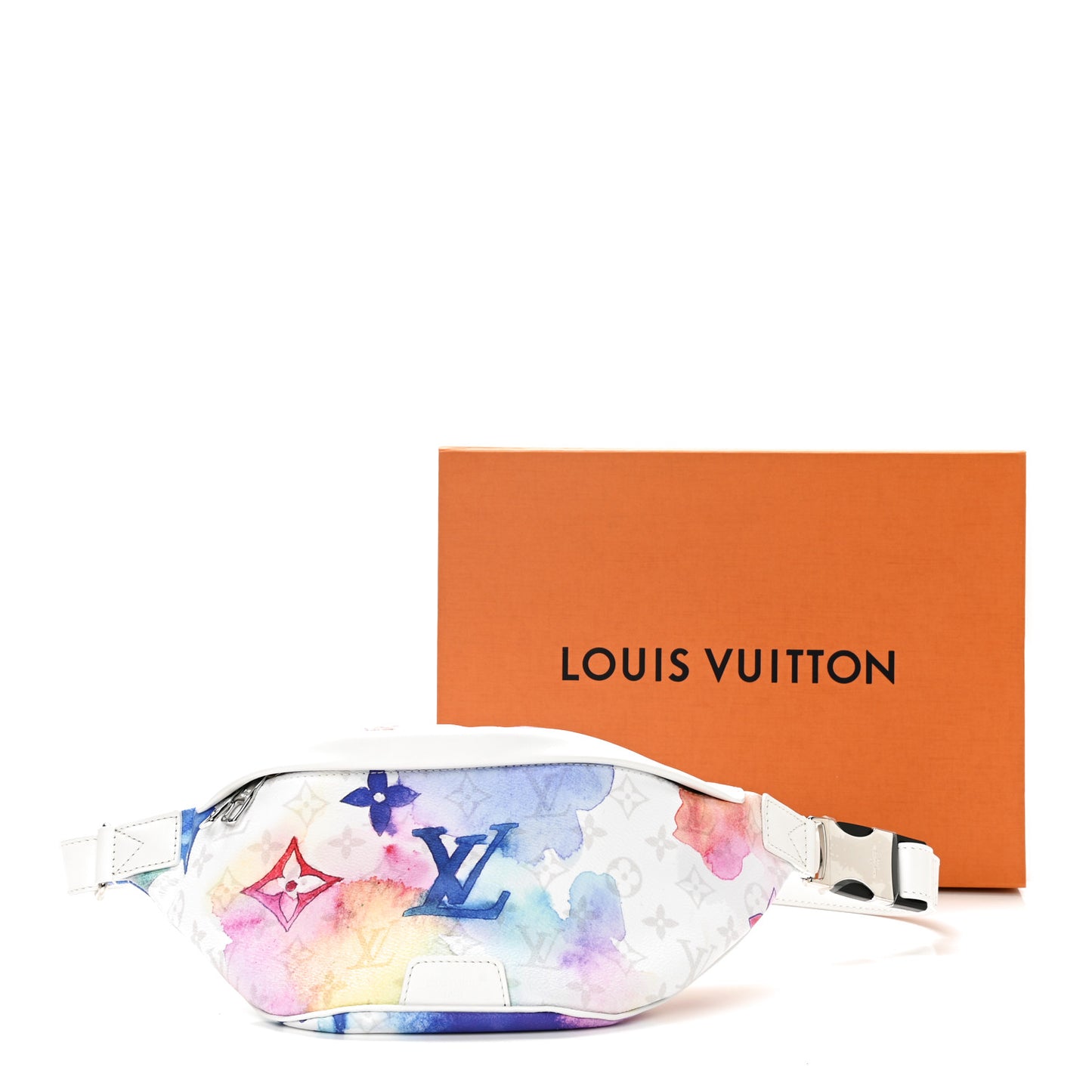 Monogram Watercolor Discovery Bumbag Multicolor