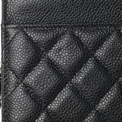 Chanel Caviar Quilted Wallet On Chain WOC Black 5 of 5