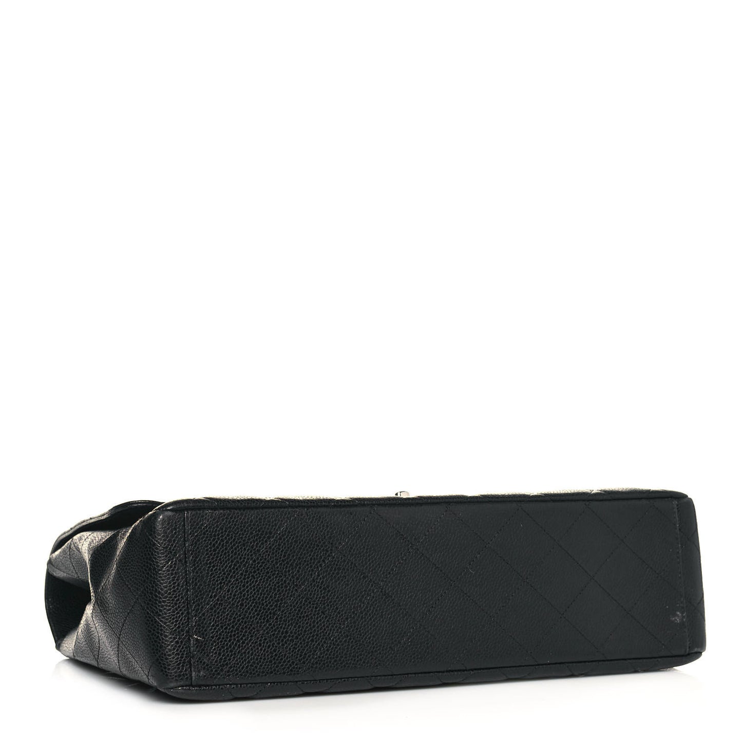 Caviar Quilted Maxi Single Flap Black