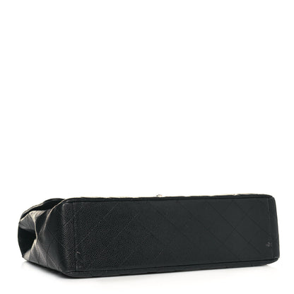 Chanel Caviar Quilted Maxi Single Flap Black 4 of 19