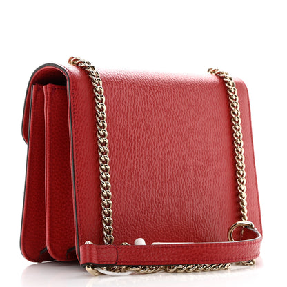 Gucci Dollar Calfskin Small Interlocking G Shoulder Bag Sun Orange 3 of 11