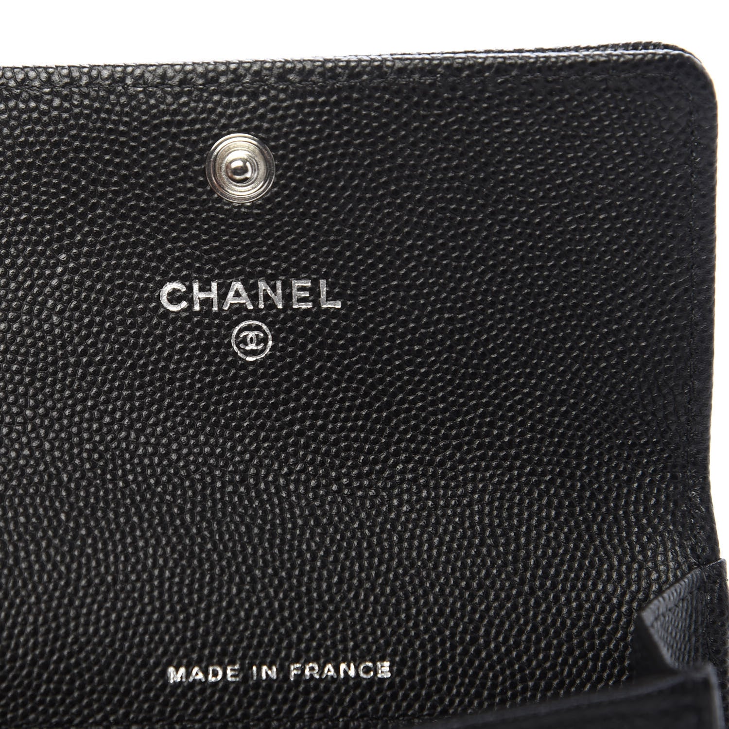 Chanel Caviar Quilted Boy Flap Card Holder Black 6 of 9