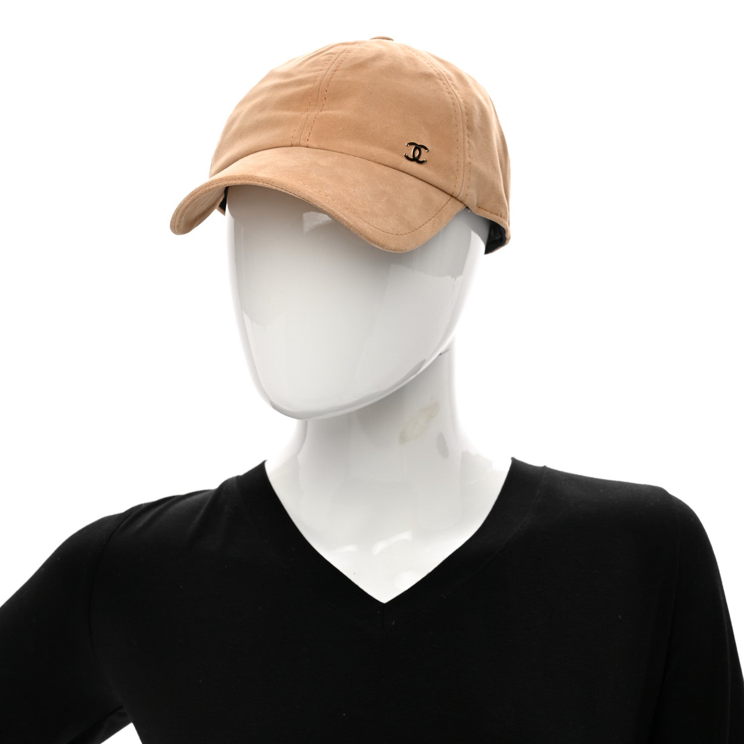 Chanel Suede Goatskin CC Cap Hat Beige 1441642 – FASHIONPHILE