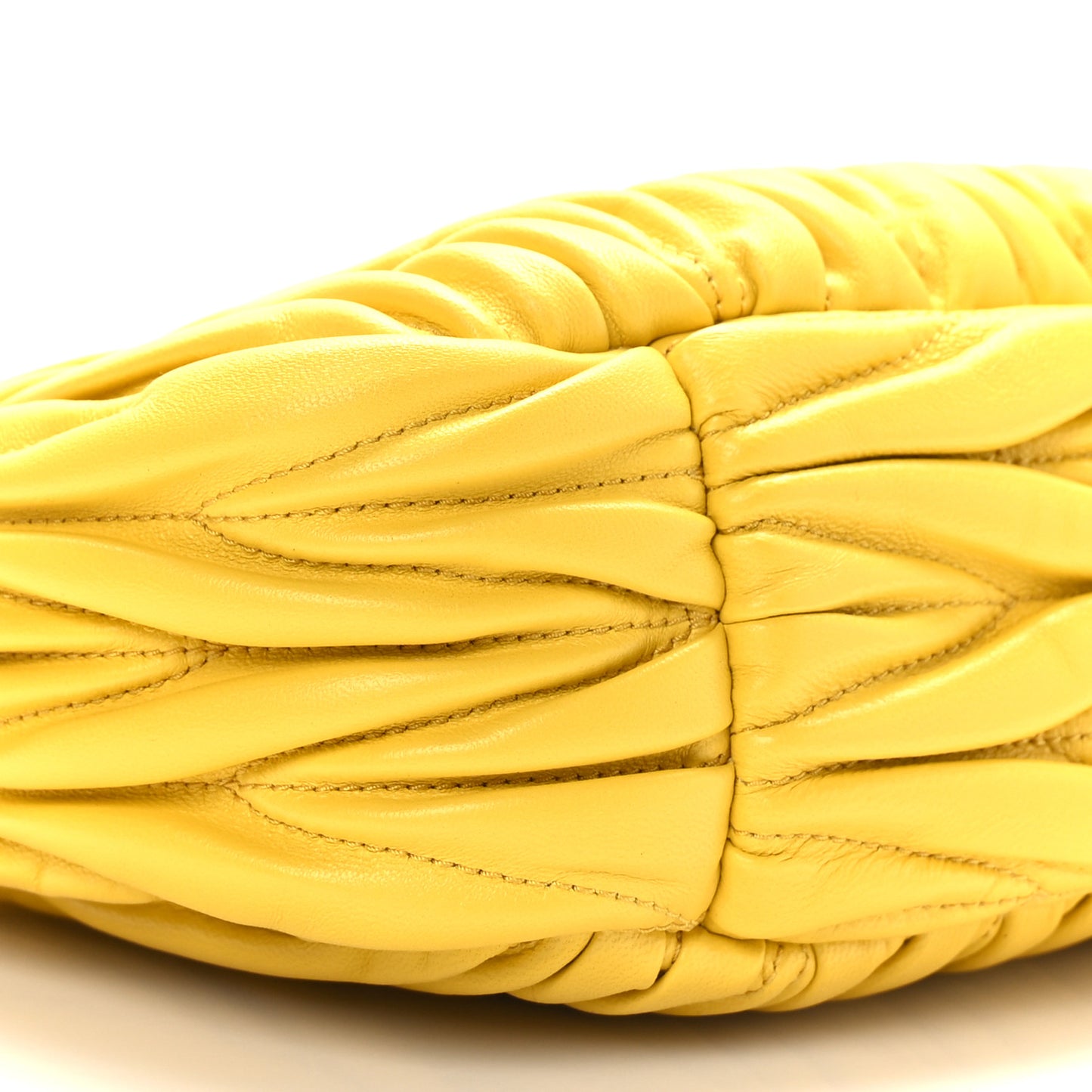 Nappa Matelasse Mini Wander Hobo Sunny Yellow