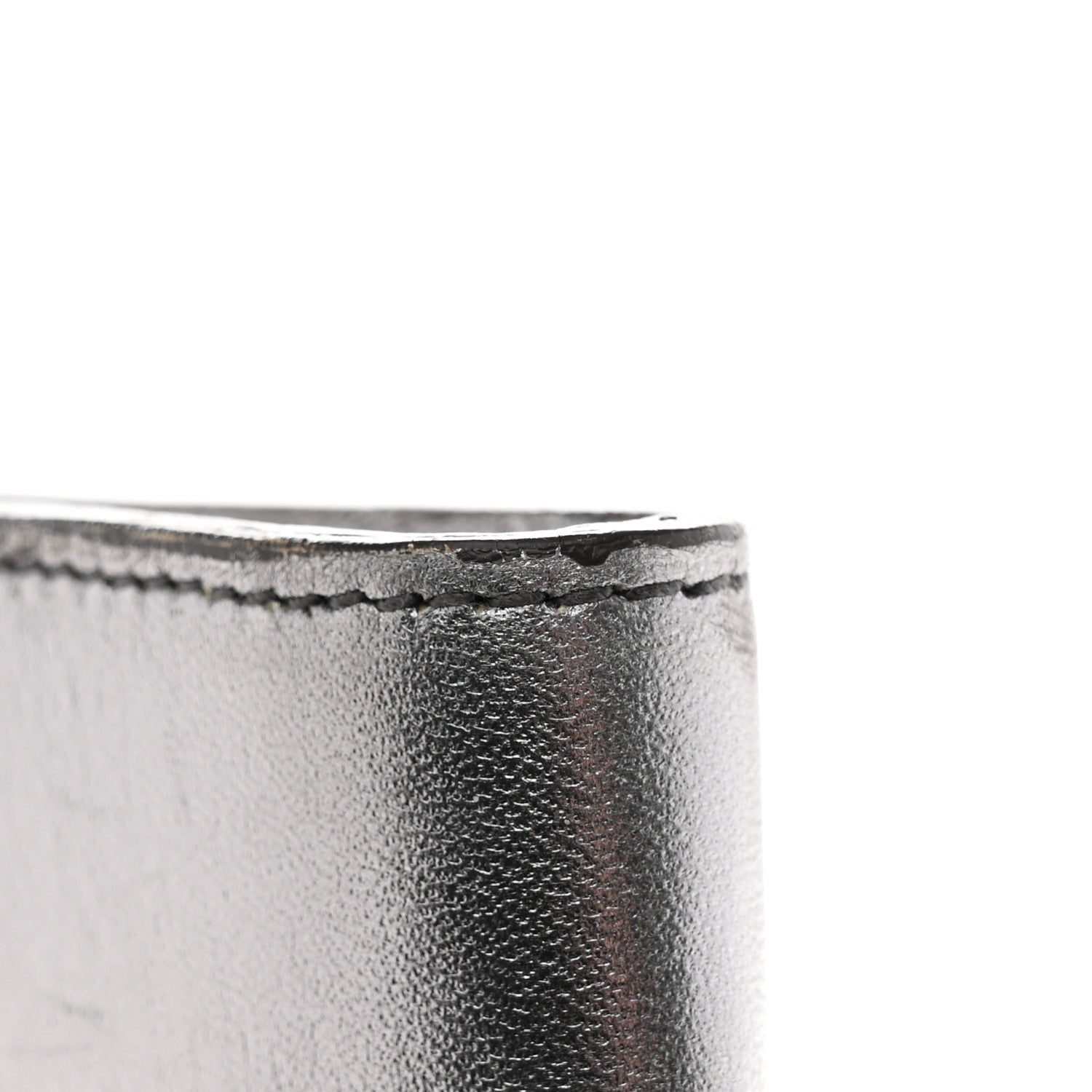 Saint Laurent Metallic Calfskin Y-Mail Clutch Silver 20 of 22
