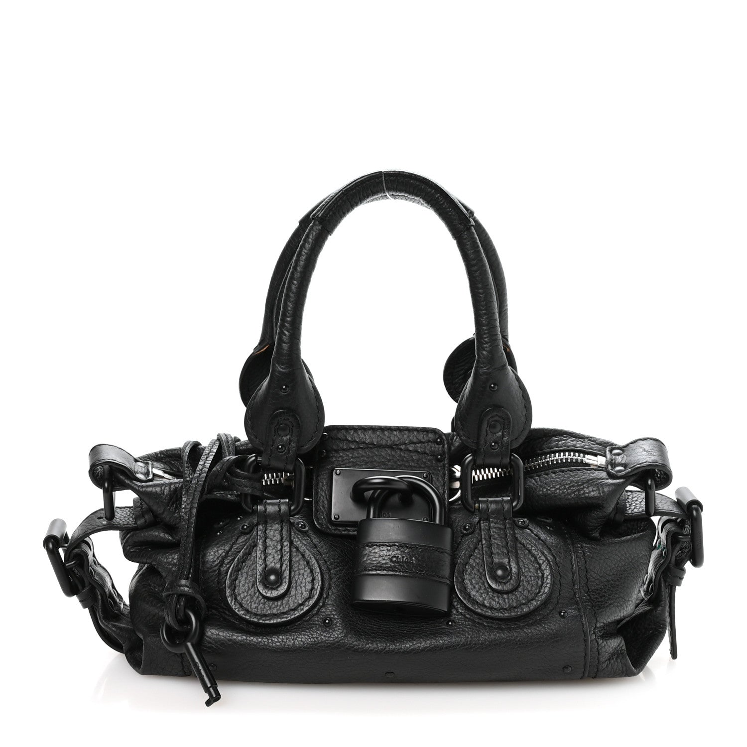 Chloe Calfskin Small Paddington Satchel So Black 1 of 11