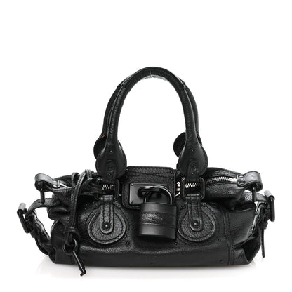 Chloe Calfskin Small Paddington Satchel So Black 1 of 11