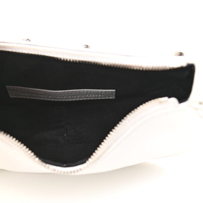 Balenciaga Agneau Arena Le Cagole Shoulder Bag XS Optic White 5 of 10