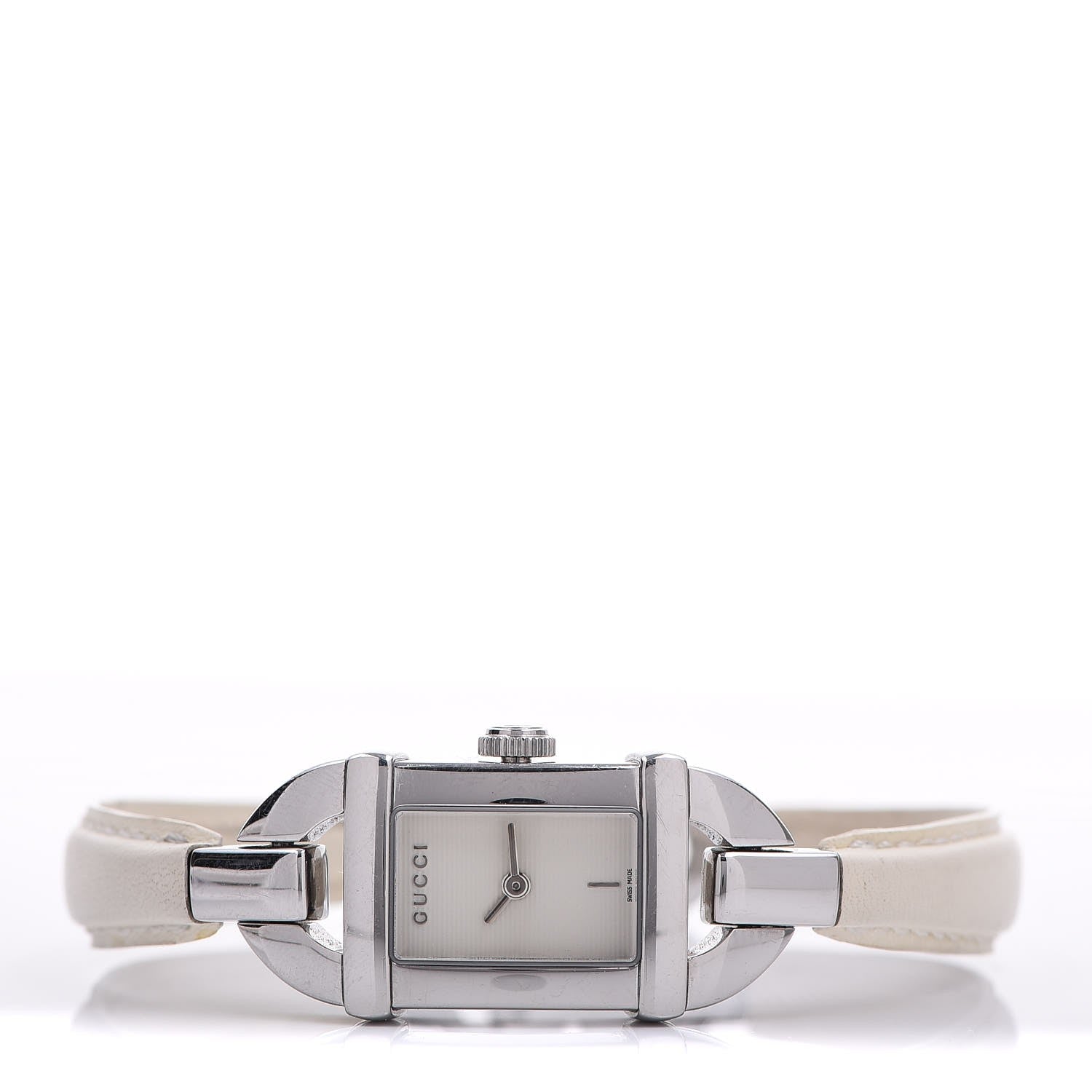Gucci Stainless Steel Calfskin 16mm 6800L Quartz Watch 2 of 6