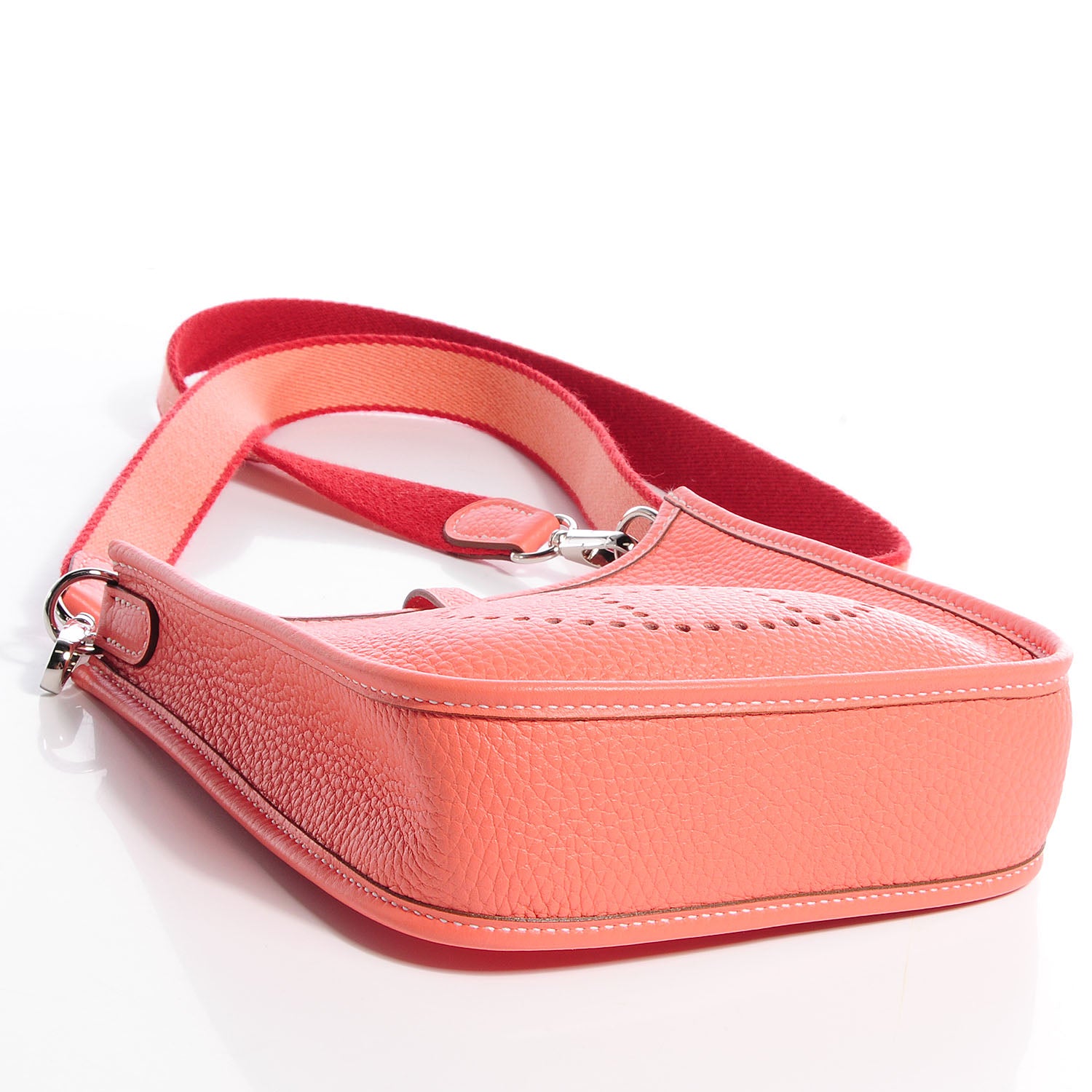 Hermes Taurillon Clemence Evelyne TPM Crevette 4 of 8