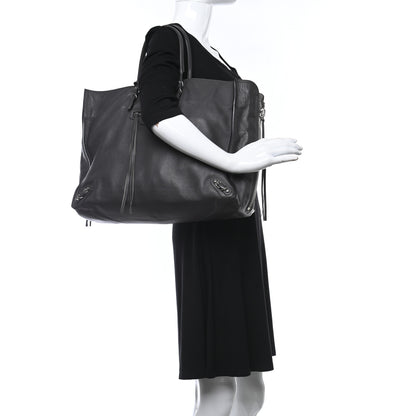 Balenciaga Veau Papier A4 Zip Around Tote Gris Fossile 2 of 10