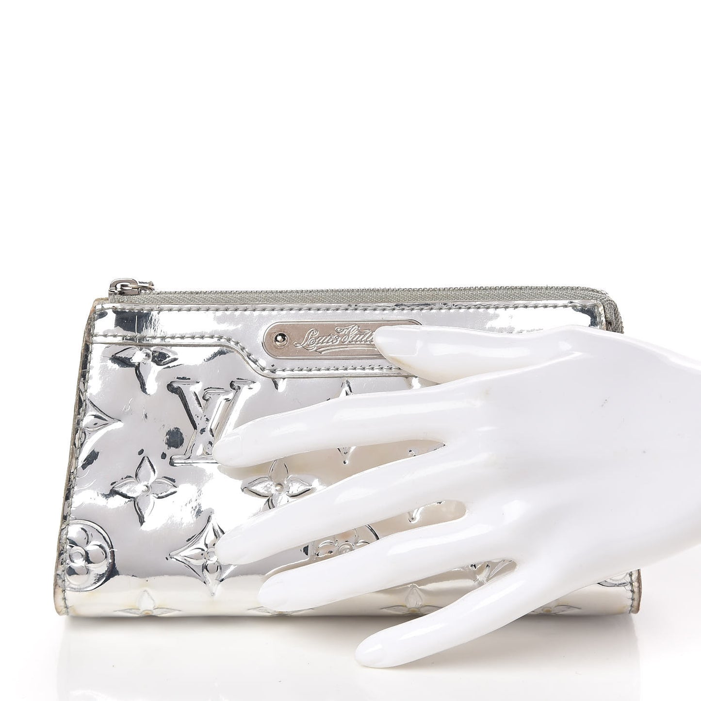 Monogram Miroir Trousse Cosmetic Bag Silver