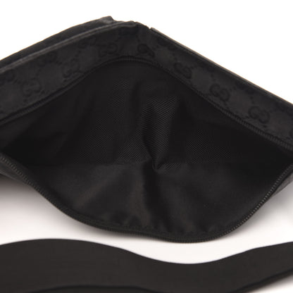 Gucci GG Monogram Double Pocket Belt Bag Black 5 of 13